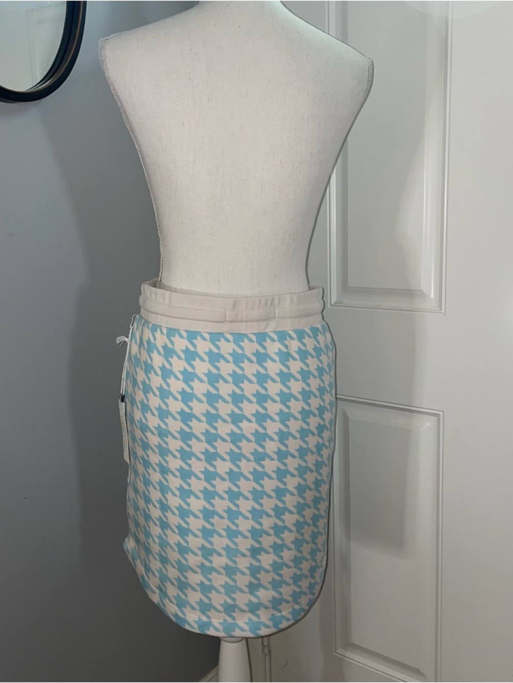 Sol Angeles Houndstooth Scallop Knit Drawstring Skirt - Picture 15 of 15